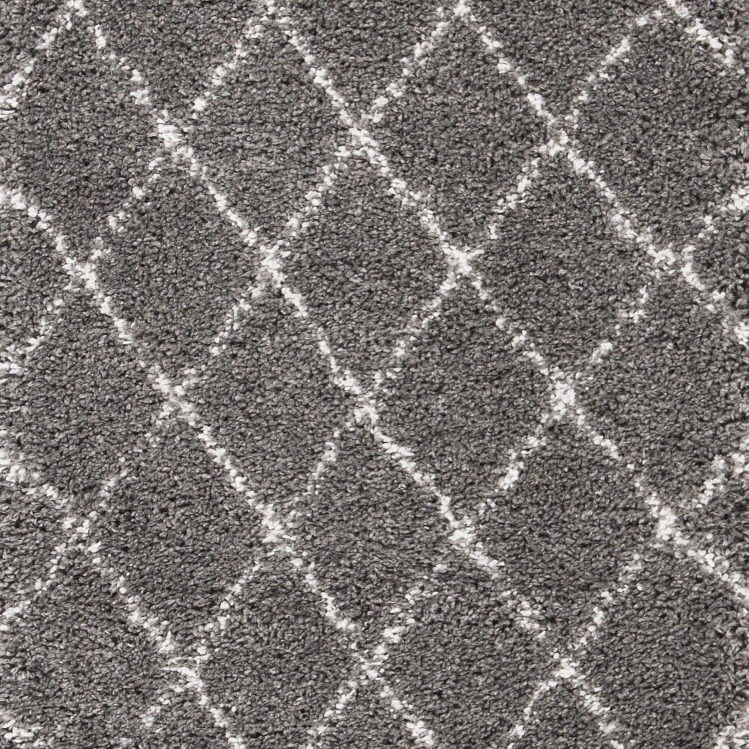 image:imageSAFAVIEH Area Rug 8x10 Moroccan Fringe Shag Collection Large Ivory amp Grey Boho Design NonShedding amp Easy Cleaning Plush Thick Pile Ideal for Living Room Bedroom Dining Space MFG332AGreyIvory