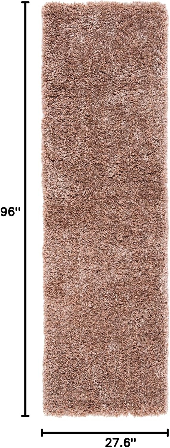 image:imageSAFAVIEH Area Rug 8x10 New Orleans Shag Collection Large Beige Handmade Ultra Plush Thick Pile Ideal for Living Room Bedroom Dining Space SG532BDark Beige
