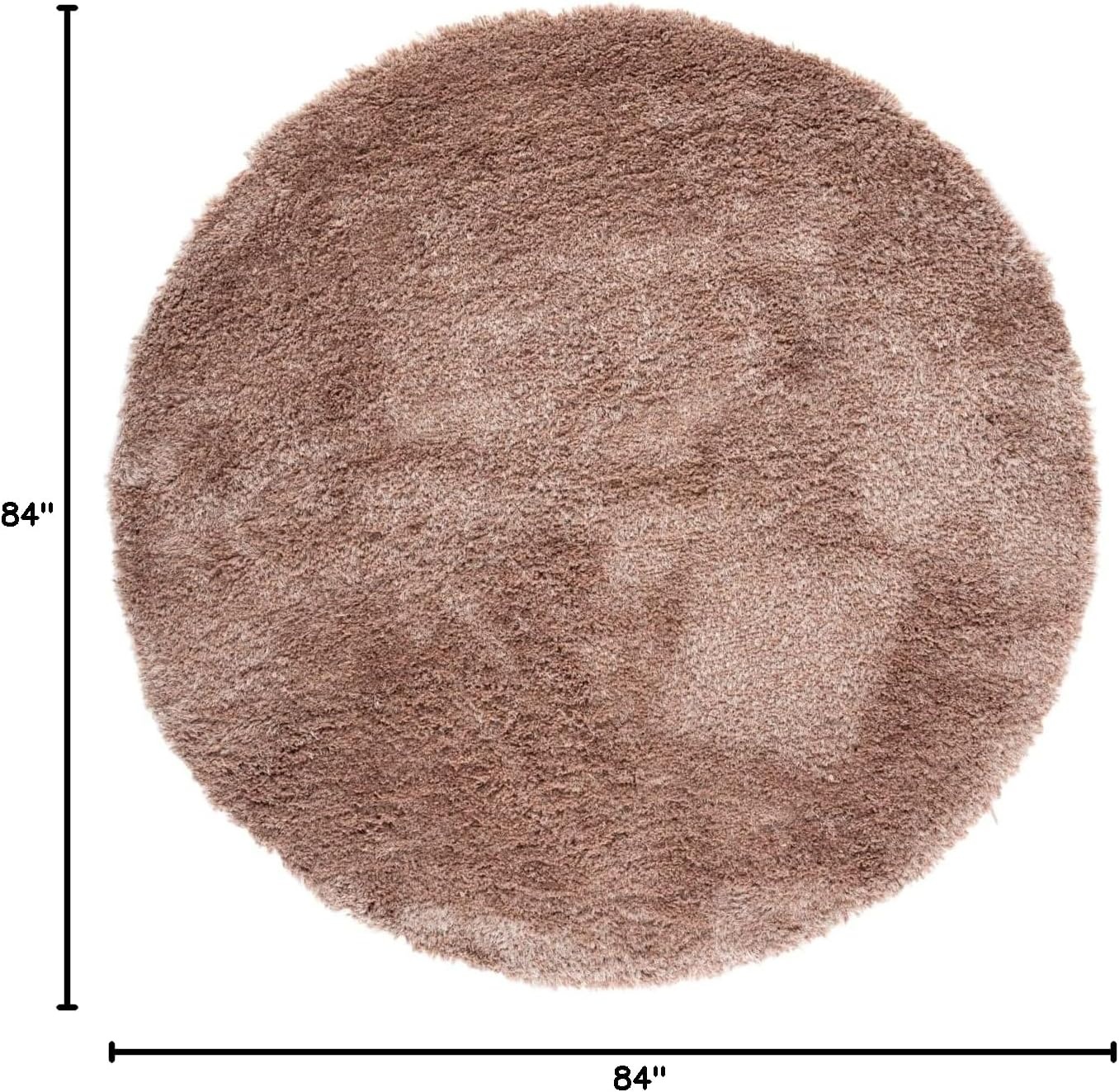 image:imageSAFAVIEH Area Rug 8x10 New Orleans Shag Collection Large Beige Handmade Ultra Plush Thick Pile Ideal for Living Room Bedroom Dining Space SG532BDark Beige