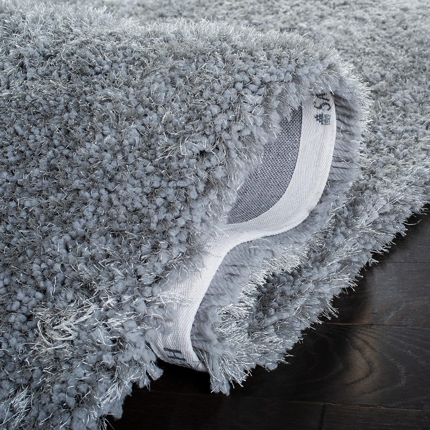 image:imageSAFAVIEH Area Rug 8x10 New Orleans Shag Collection Large Beige Handmade Ultra Plush Thick Pile Ideal for Living Room Bedroom Dining Space SG532BGrey