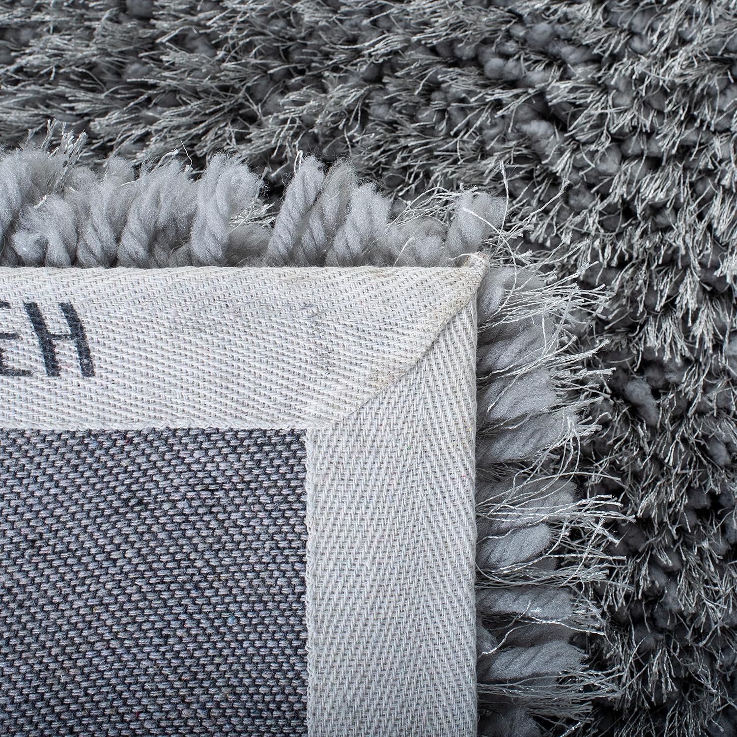 image:imageSAFAVIEH Area Rug 8x10 New Orleans Shag Collection Large Beige Handmade Ultra Plush Thick Pile Ideal for Living Room Bedroom Dining Space SG532BGrey