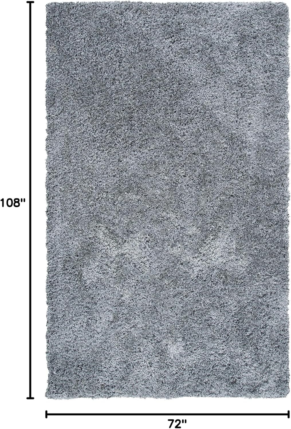 image:imageSAFAVIEH Area Rug 8x10 New Orleans Shag Collection Large Beige Handmade Ultra Plush Thick Pile Ideal for Living Room Bedroom Dining Space SG532BGrey