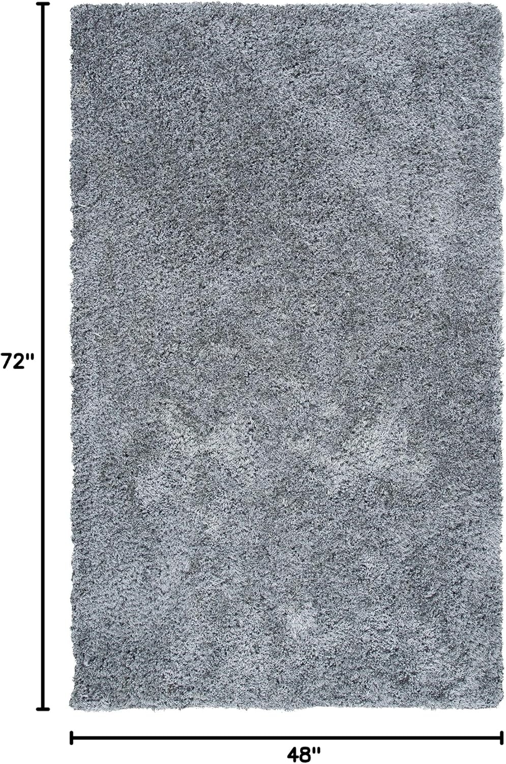 image:imageSAFAVIEH Area Rug 8x10 New Orleans Shag Collection Large Beige Handmade Ultra Plush Thick Pile Ideal for Living Room Bedroom Dining Space SG532BGrey