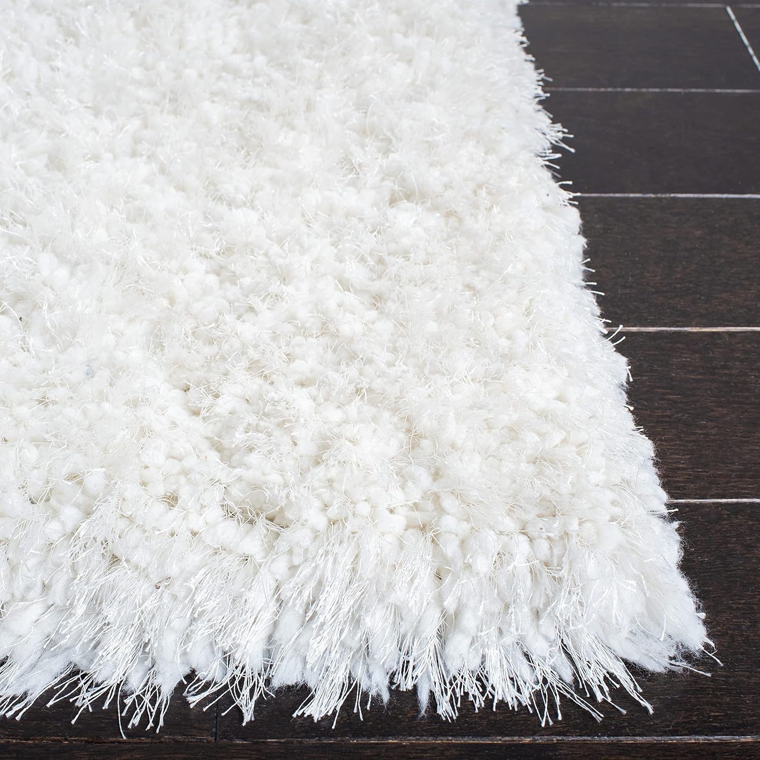 image:imageSAFAVIEH Area Rug 8x10 New Orleans Shag Collection Large Beige Handmade Ultra Plush Thick Pile Ideal for Living Room Bedroom Dining Space SG532BIvory