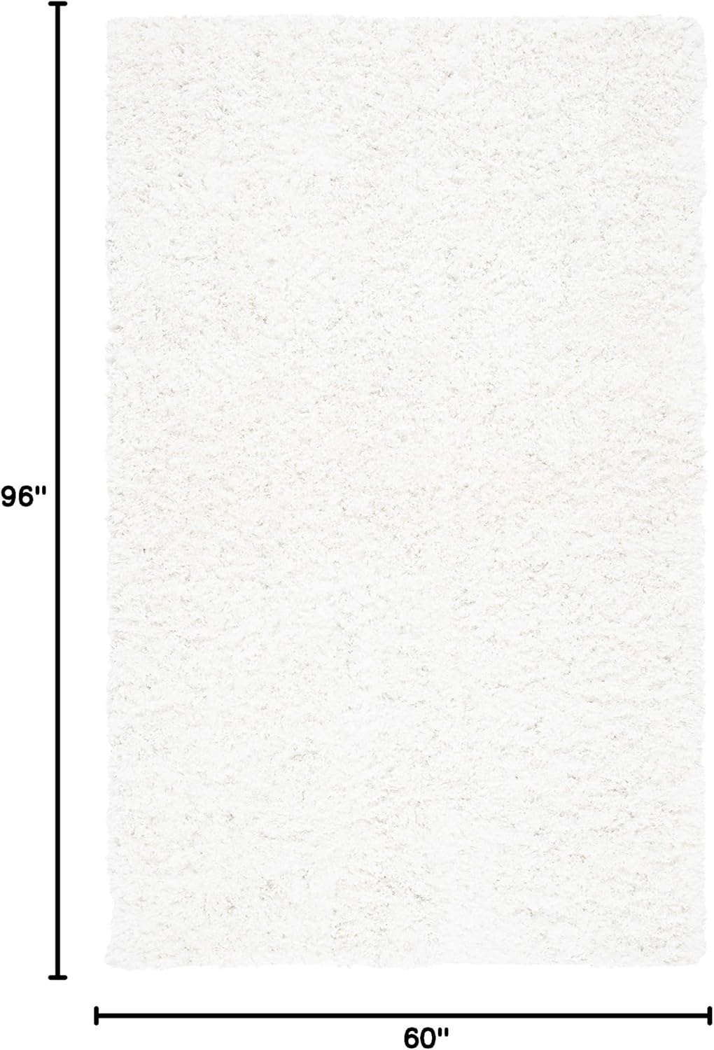 image:imageSAFAVIEH Area Rug 8x10 New Orleans Shag Collection Large Beige Handmade Ultra Plush Thick Pile Ideal for Living Room Bedroom Dining Space SG532BIvory