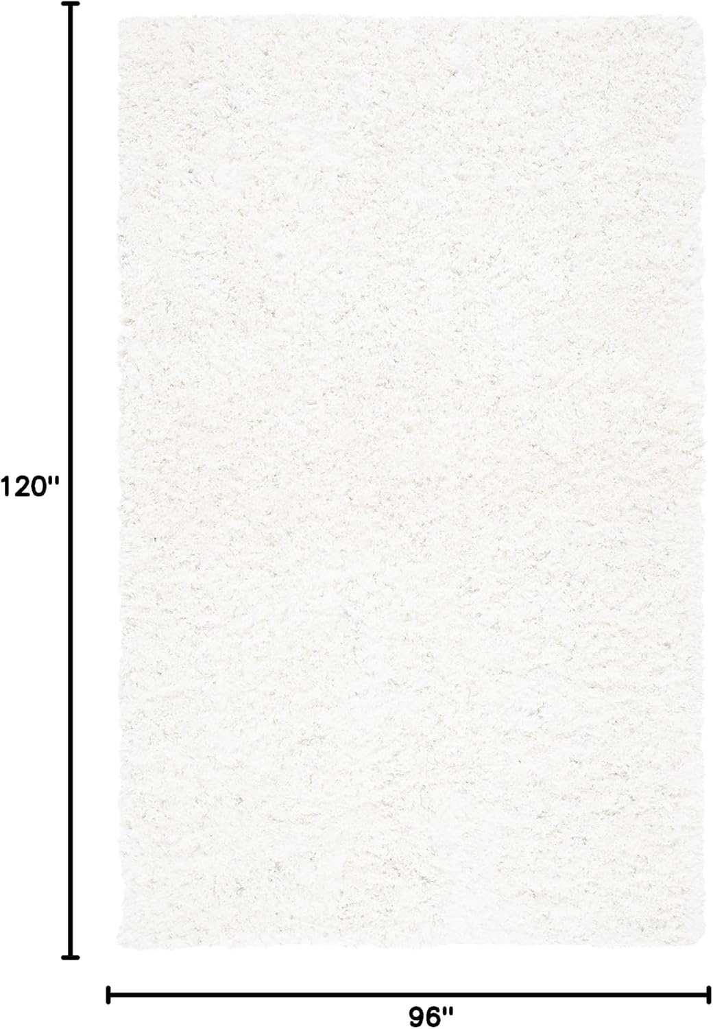 image:imageSAFAVIEH Area Rug 8x10 New Orleans Shag Collection Large Beige Handmade Ultra Plush Thick Pile Ideal for Living Room Bedroom Dining Space SG532BIvory