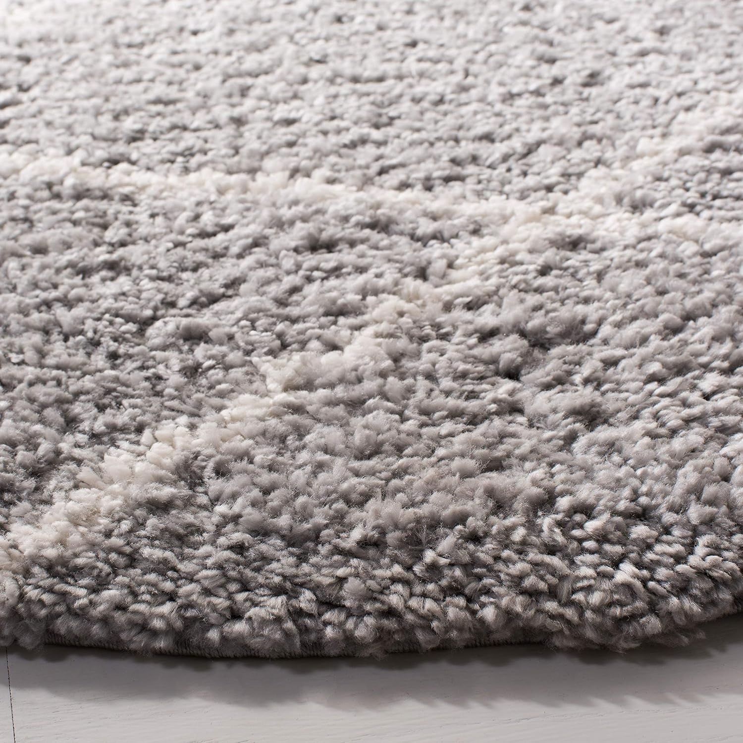 image:imageSAFAVIEH Area Rug 8x10 Parma Shag Collection Large Cream amp Grey Trellis Pattern NonShedding amp Easy Cleaning Ultra Plush Thick Pile Ideal for Living Room Bedroom Dining Space PMA515AGreyCream
