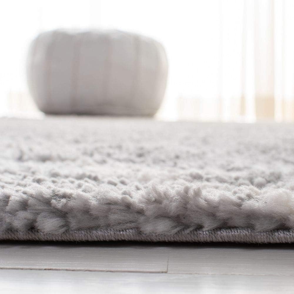 image:imageSAFAVIEH Area Rug 8x10 Parma Shag Collection Large Cream amp Grey Trellis Pattern NonShedding amp Easy Cleaning Ultra Plush Thick Pile Ideal for Living Room Bedroom Dining Space PMA515AGreyCream