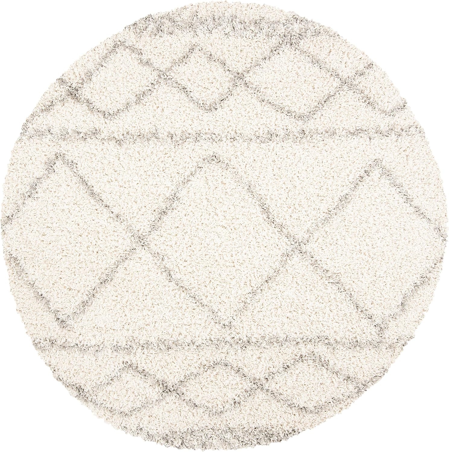 image:imageSAFAVIEH Area Rug 8x10 Pro Luxe Shag Collection Large Ivory amp Light Grey Tassel Design NonShedding amp Easy Cleaning Plush Thick Pile Ideal for Living Room Bedroom Dining Space PLX436AIvoryLight Grey