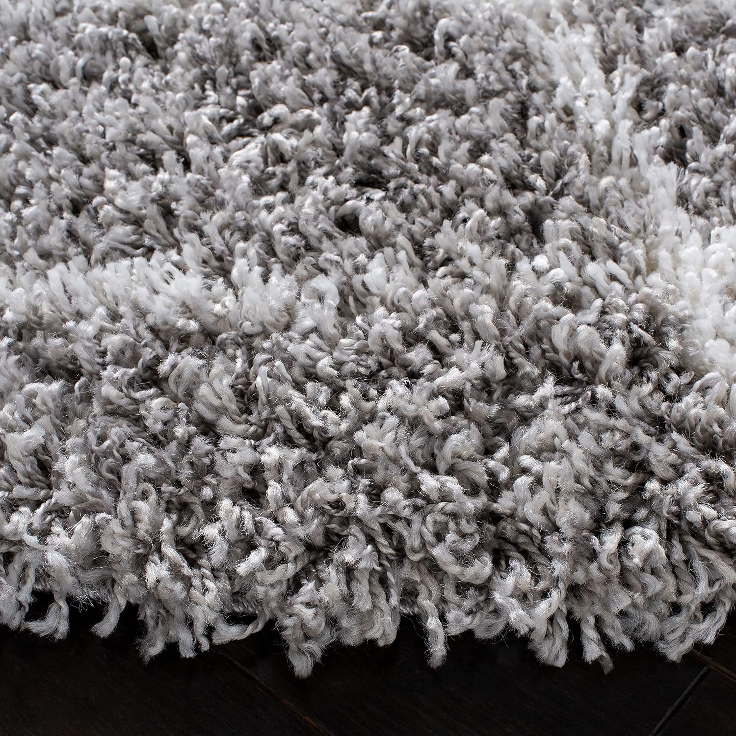 image:imageSAFAVIEH Area Rug 8x10 Pro Luxe Shag Collection Large Ivory amp Light Grey Tassel Design NonShedding amp Easy Cleaning Plush Thick Pile Ideal for Living Room Bedroom Dining Space PLX436AGreyIvory