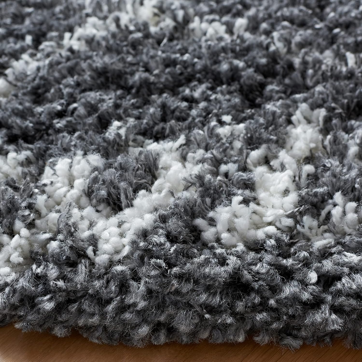 image:imageSAFAVIEH Area Rug 8x10 Pro Luxe Shag Collection Large Ivory amp Light Grey Tassel Design NonShedding amp Easy Cleaning Plush Thick Pile Ideal for Living Room Bedroom Dining Space PLX436ADark GreyIvory