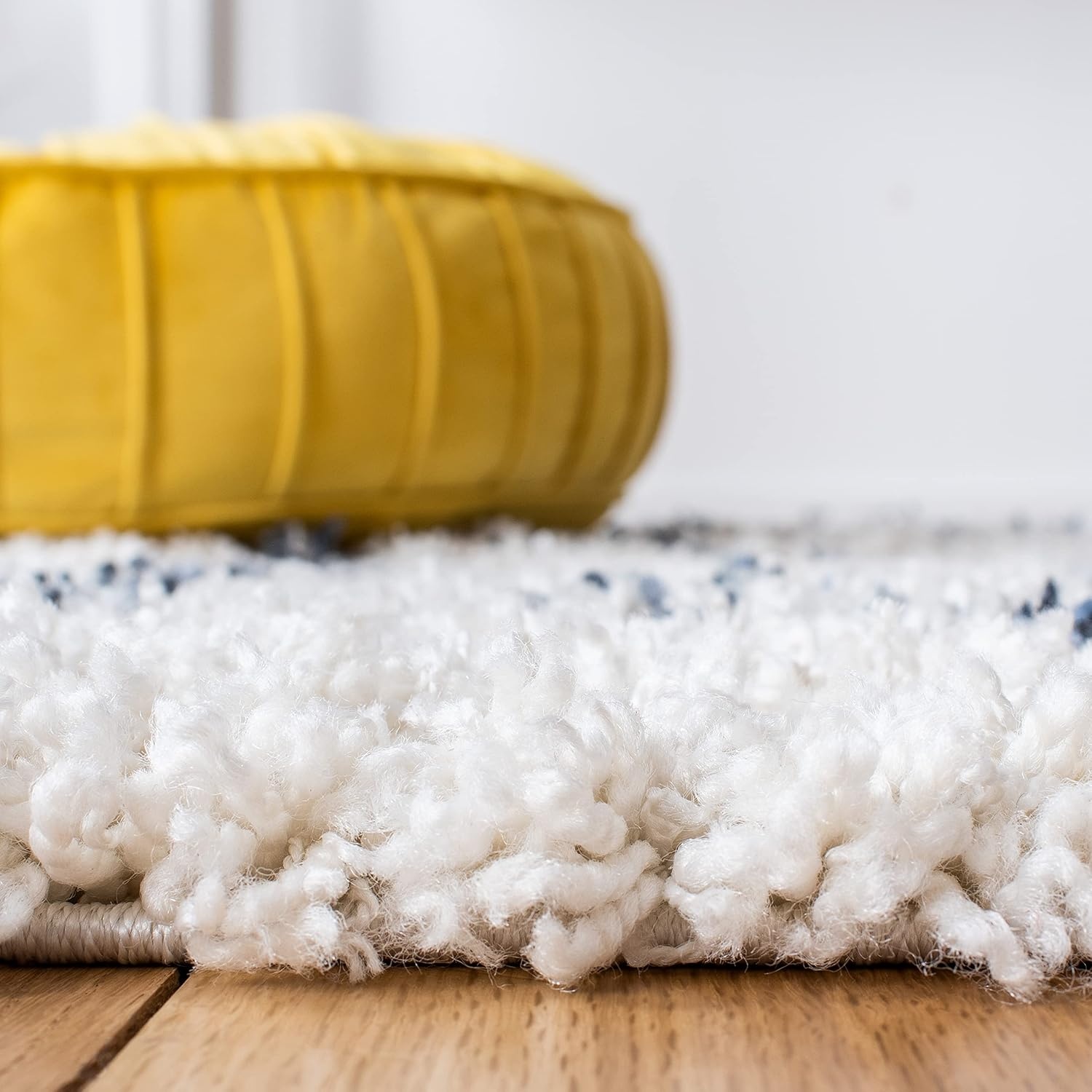 image:imageSAFAVIEH Area Rug 8x10 Pro Luxe Shag Collection Large Ivory amp Light Grey Tassel Design NonShedding amp Easy Cleaning Plush Thick Pile Ideal for Living Room Bedroom Dining Space PLX436AIvoryBlue