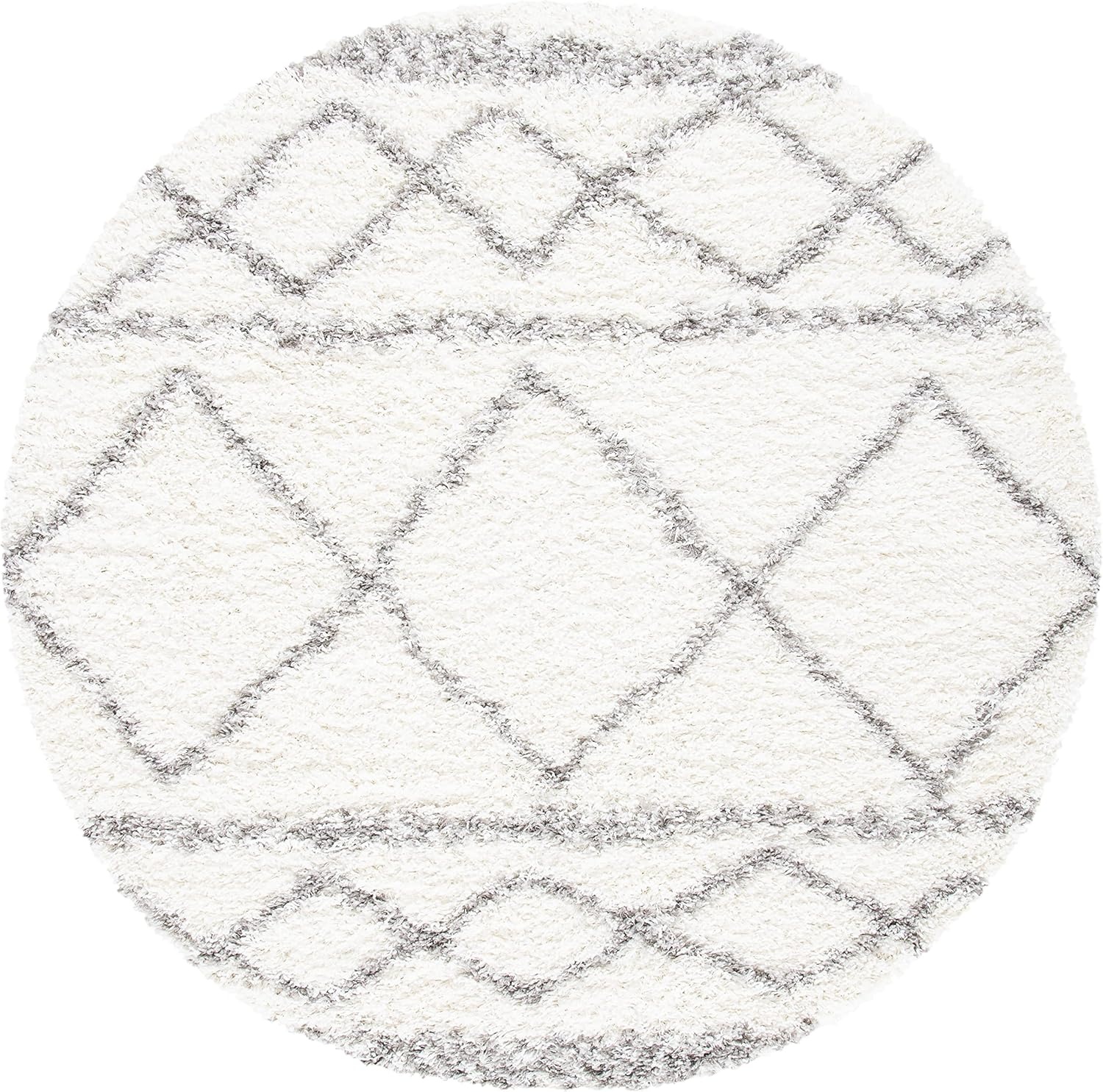image:imageSAFAVIEH Area Rug 8x10 Pro Luxe Shag Collection Large Ivory amp Light Grey Tassel Design NonShedding amp Easy Cleaning Plush Thick Pile Ideal for Living Room Bedroom Dining Space PLX436AIvoryGrey