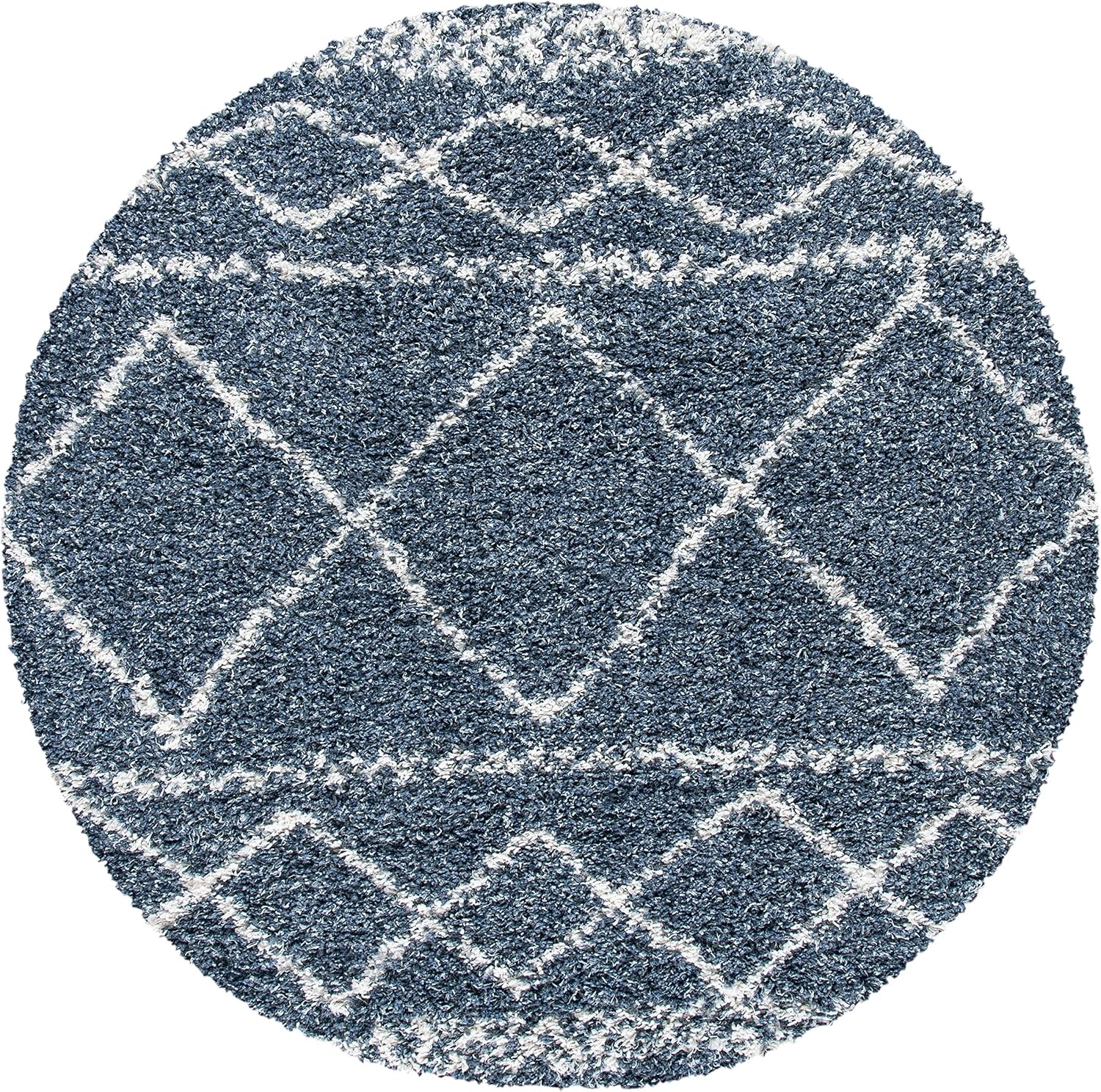 image:imageSAFAVIEH Area Rug 8x10 Pro Luxe Shag Collection Large Ivory amp Light Grey Tassel Design NonShedding amp Easy Cleaning Plush Thick Pile Ideal for Living Room Bedroom Dining Space PLX436ABlueIvory