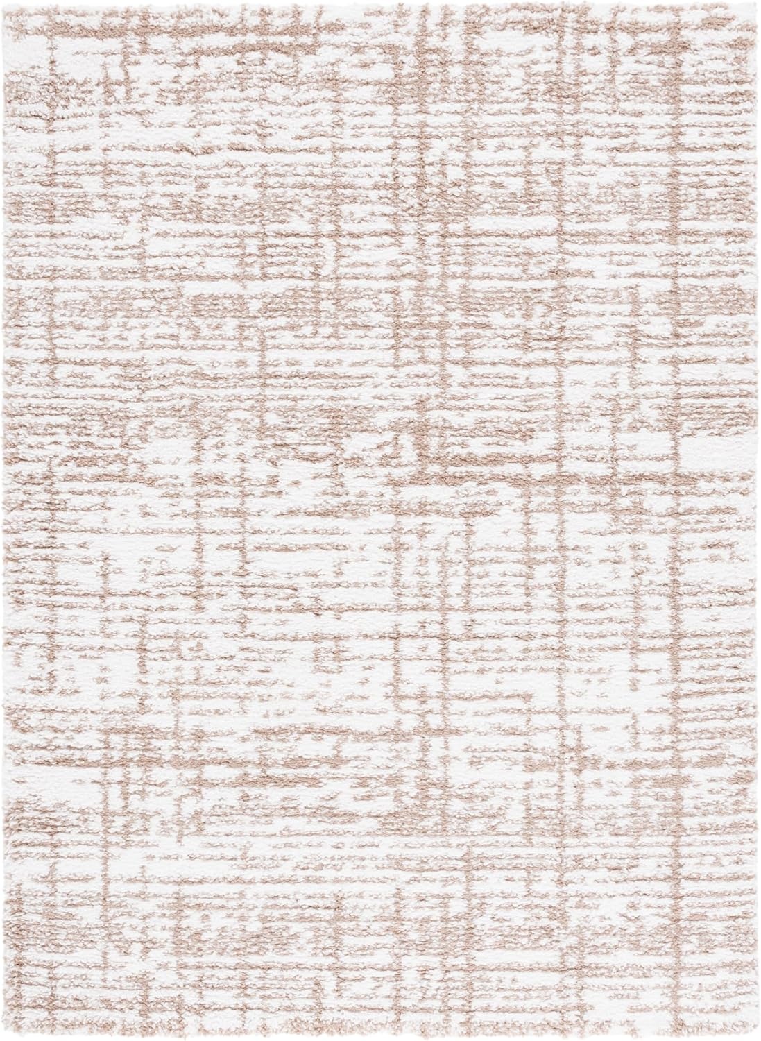 image:imageSAFAVIEH Area Rug 8x10 Rumi Shag Collection Large Beige amp Ivory NonShedding amp Easy Cleaning Ultra Plush Thick Pile Ideal for Living Room Bedroom Dining Space RMS132BBeigeIvory