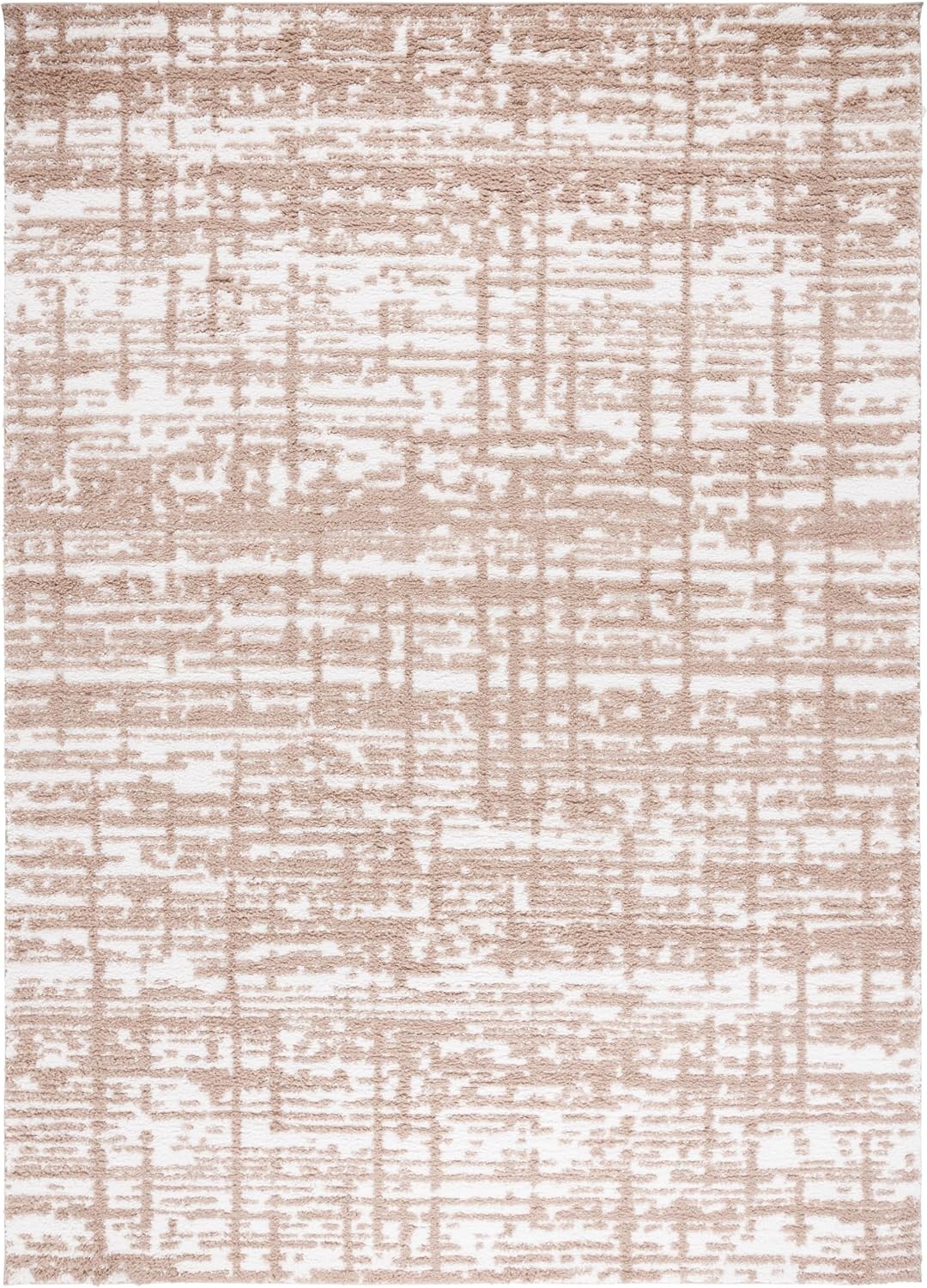 image:imageSAFAVIEH Area Rug 8x10 Rumi Shag Collection Large Beige amp Ivory NonShedding amp Easy Cleaning Ultra Plush Thick Pile Ideal for Living Room Bedroom Dining Space RMS132BBeigeIvory