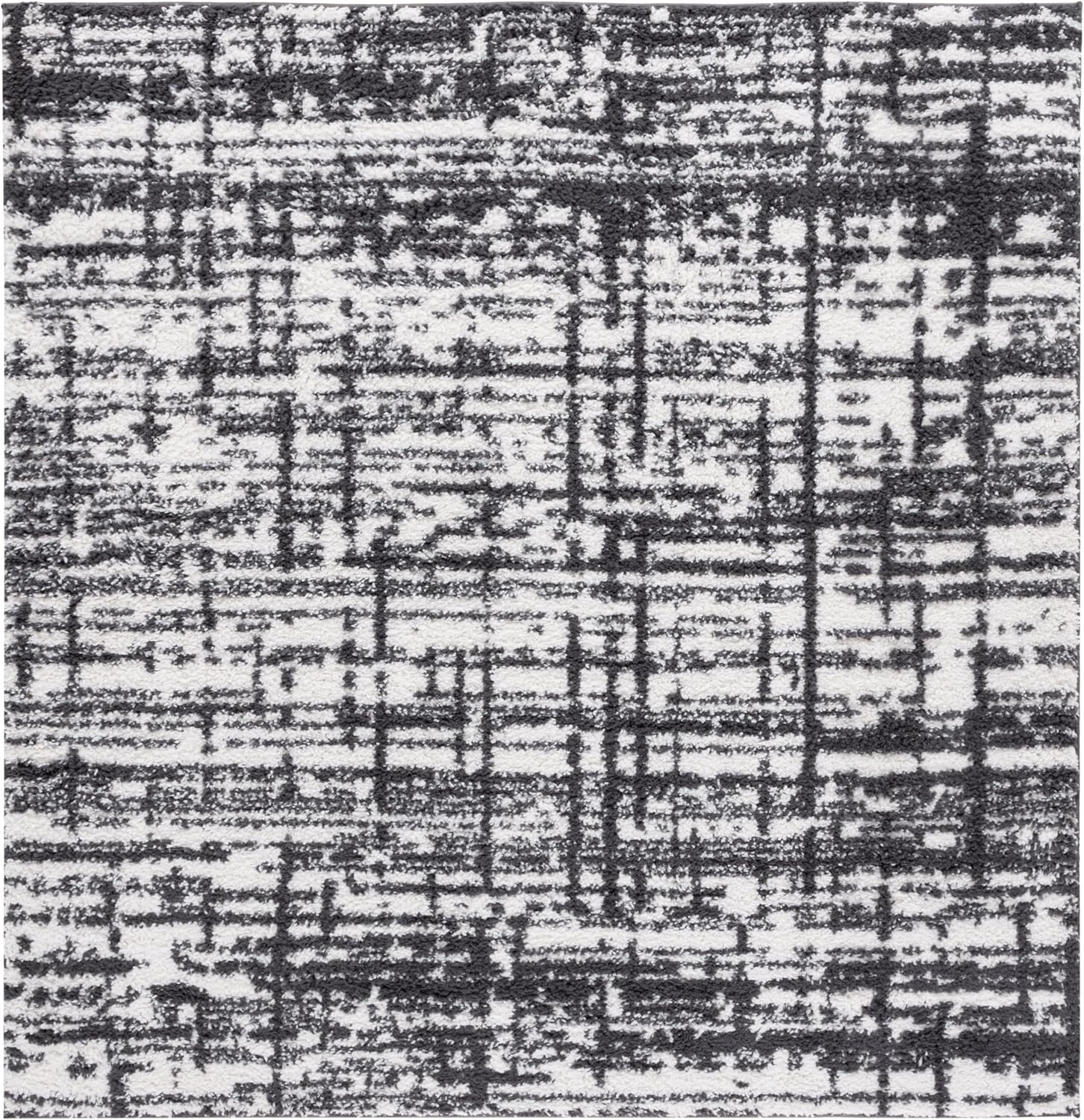 image:imageSAFAVIEH Area Rug 8x10 Rumi Shag Collection Large Beige amp Ivory NonShedding amp Easy Cleaning Ultra Plush Thick Pile Ideal for Living Room Bedroom Dining Space RMS132BCharcoalIvory