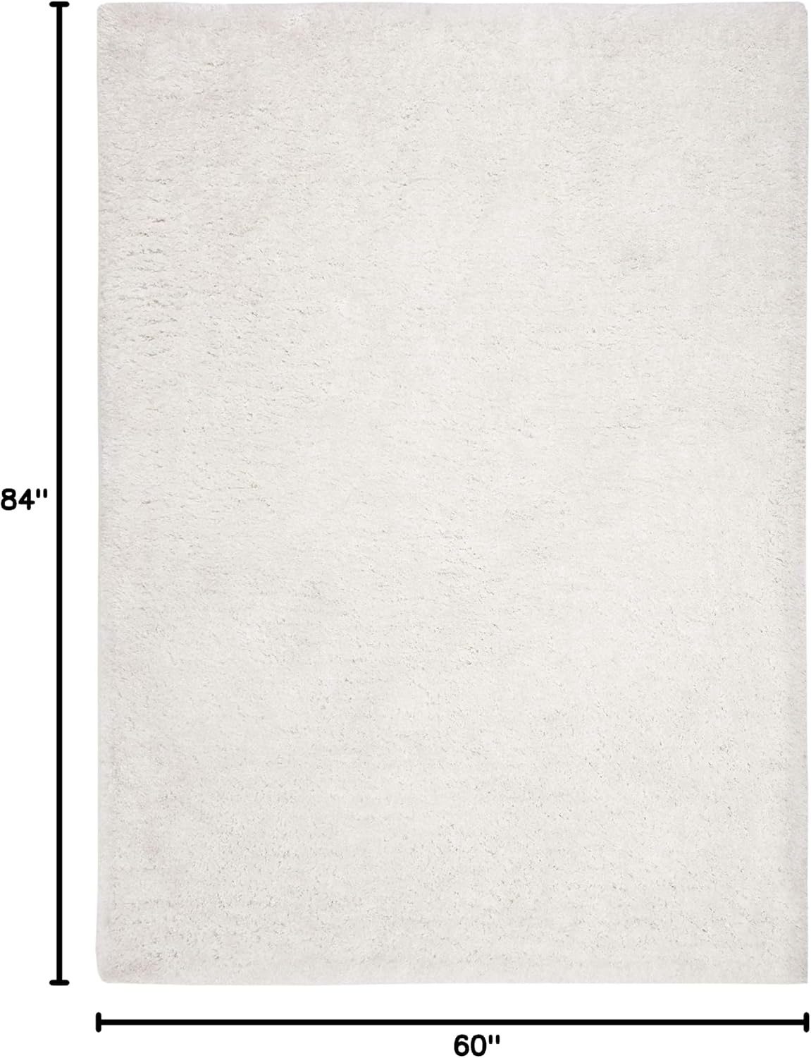 image:imageSAFAVIEH Area Rug 8x10 South Beach Shag Collection Large Snow White Handmade Ultra Plush Thick Pile Ideal for Living Room Bedroom Dining Space SBS562ASnow White