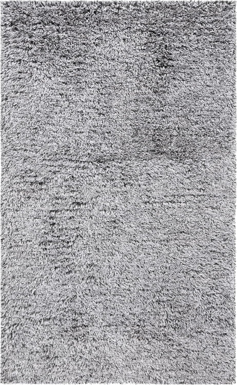 image:imageSAFAVIEH Area Rug 8x10 South Beach Shag Collection Large Snow White Handmade Ultra Plush Thick Pile Ideal for Living Room Bedroom Dining Space SBS562ASteel Grey