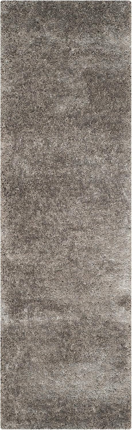 image:imageSAFAVIEH Area Rug 8x10 South Beach Shag Collection Large Snow White Handmade Ultra Plush Thick Pile Ideal for Living Room Bedroom Dining Space SBS562ASilver