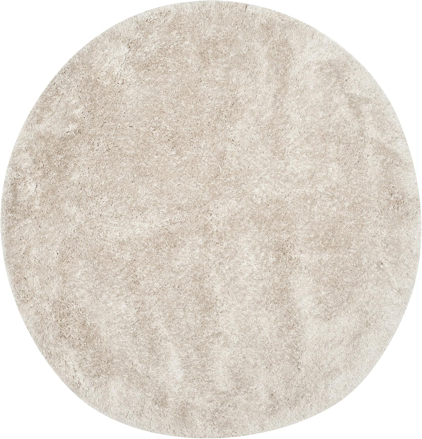 image:imageSAFAVIEH Area Rug 8x10 South Beach Shag Collection Large Snow White Handmade Ultra Plush Thick Pile Ideal for Living Room Bedroom Dining Space SBS562AChampagne