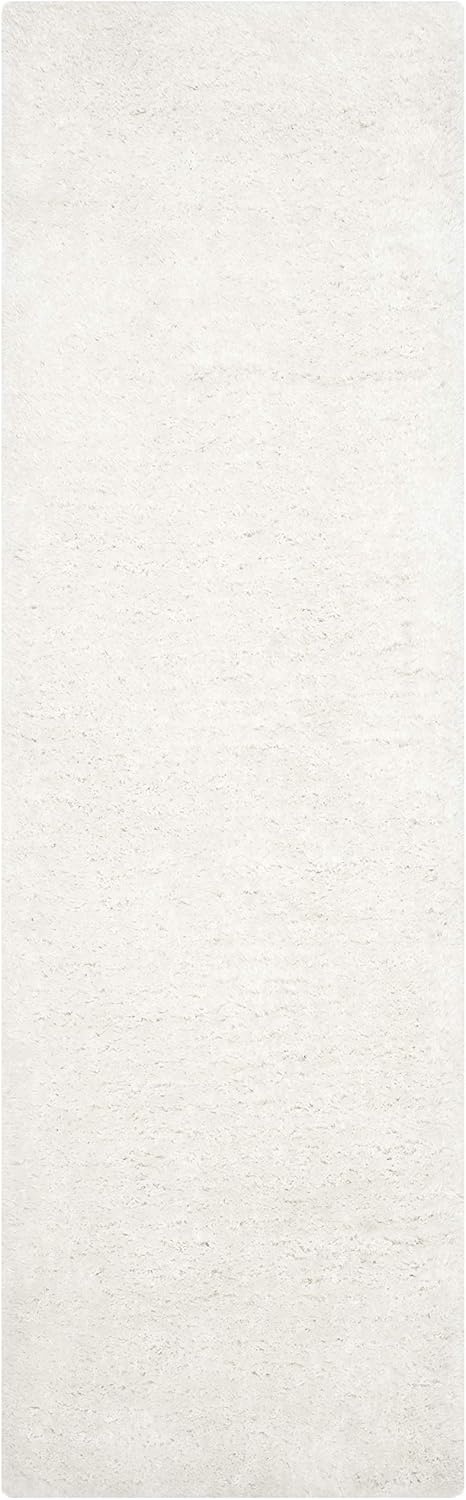 image:imageSAFAVIEH Area Rug 8x10 South Beach Shag Collection Large Snow White Handmade Ultra Plush Thick Pile Ideal for Living Room Bedroom Dining Space SBS562ASnow White