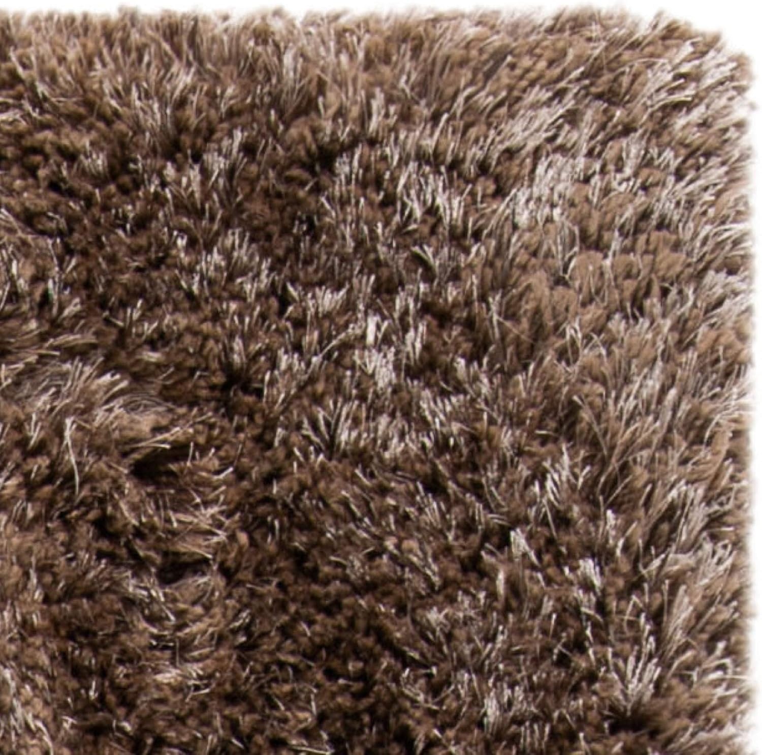 image:imageSAFAVIEH Area Rug 8x10 South Beach Shag Collection Large Snow White Handmade Ultra Plush Thick Pile Ideal for Living Room Bedroom Dining Space SBS562ALatte
