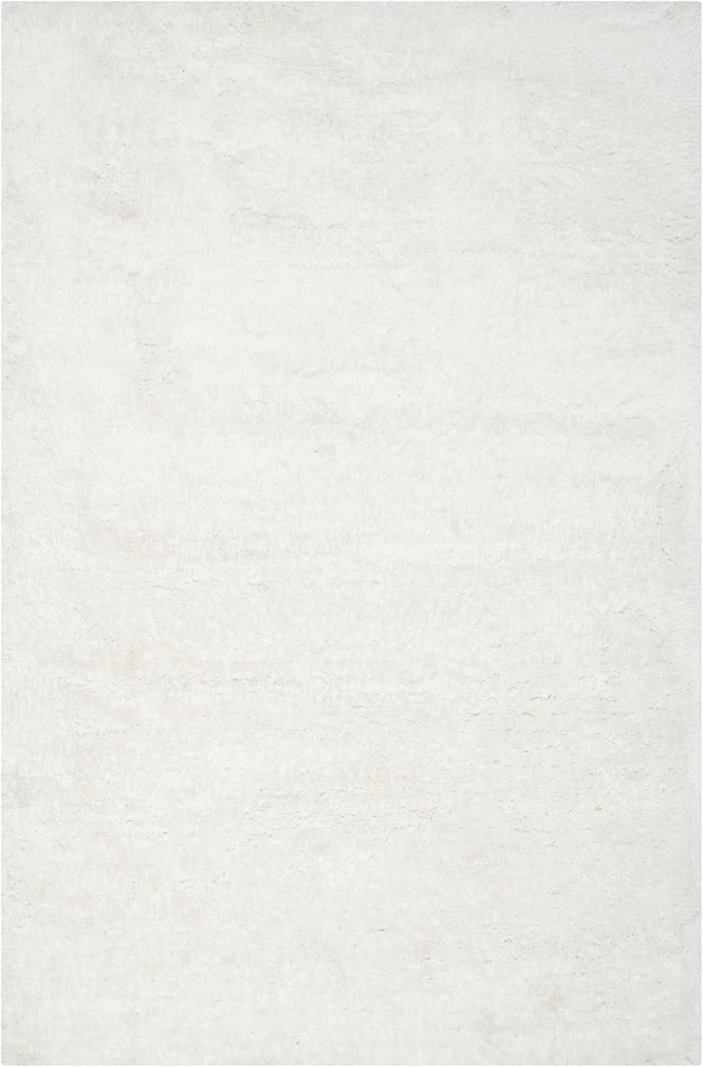 image:imageSAFAVIEH Area Rug 8x10 South Beach Shag Collection Large Snow White Handmade Ultra Plush Thick Pile Ideal for Living Room Bedroom Dining Space SBS562ASnow White