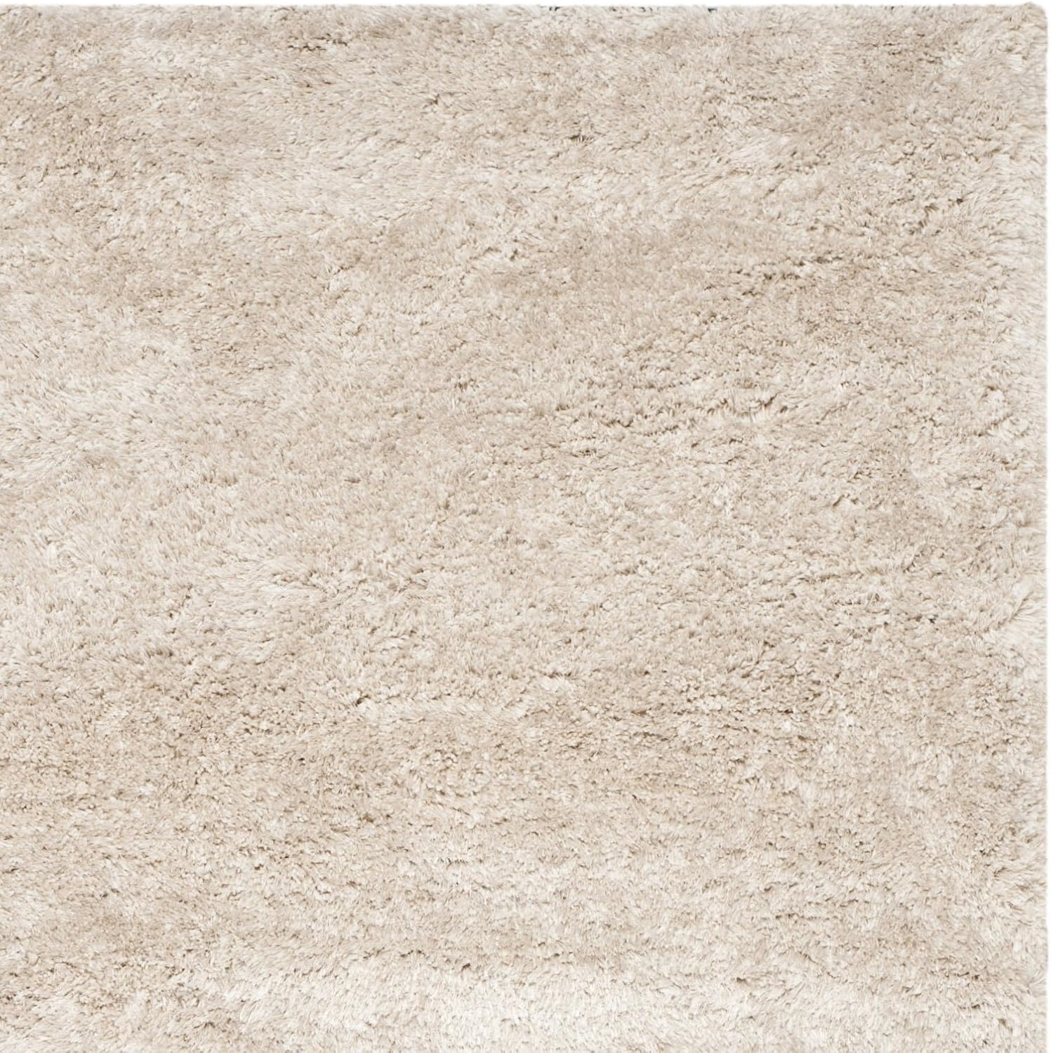 image:imageSAFAVIEH Area Rug 8x10 South Beach Shag Collection Large Snow White Handmade Ultra Plush Thick Pile Ideal for Living Room Bedroom Dining Space SBS562AChampagne
