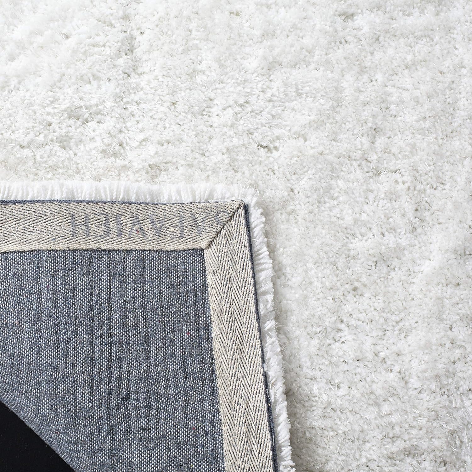 image:imageSAFAVIEH Area Rug 8x10 South Beach Shag Collection Large Snow White Handmade Ultra Plush Thick Pile Ideal for Living Room Bedroom Dining Space SBS562ASnow White