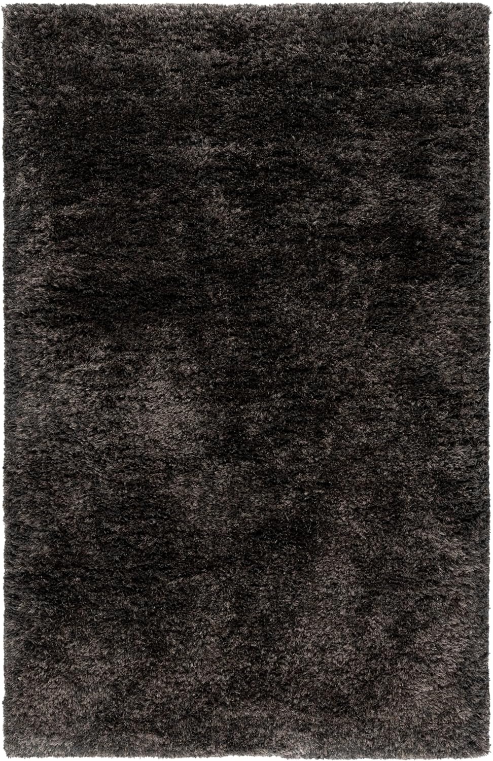 image:imageSAFAVIEH Area Rug 8x10 South Beach Shag Collection Large Snow White Handmade Ultra Plush Thick Pile Ideal for Living Room Bedroom Dining Space SBS562ACharcoal