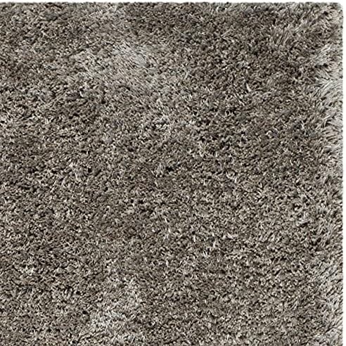 image:imageSAFAVIEH Area Rug 8x10 South Beach Shag Collection Large Snow White Handmade Ultra Plush Thick Pile Ideal for Living Room Bedroom Dining Space SBS562ASilver