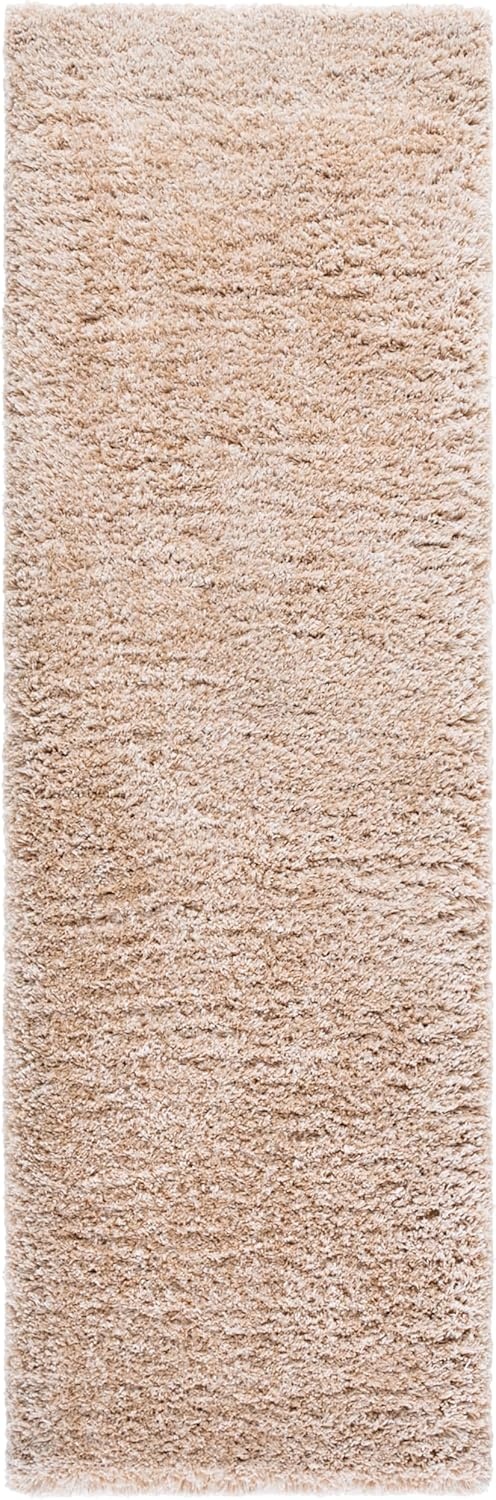 image:imageSAFAVIEH Area Rug 8x10 South Beach Shag Collection Large Snow White Handmade Ultra Plush Thick Pile Ideal for Living Room Bedroom Dining Space SBS562AChampagne