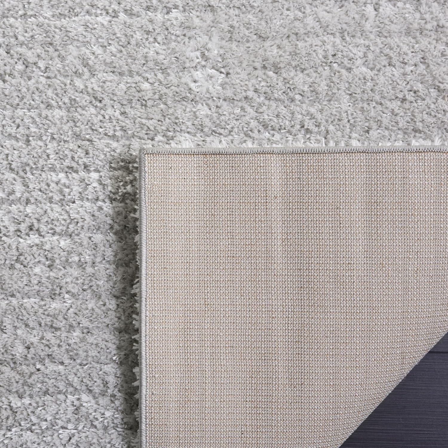 image:imageSAFAVIEH Area Rug 8x10 Tahoe Shag Collection Large Beige Modern Design NonShedding amp Easy Cleaning Plush Thick Pile Ideal for Living Room Bedroom Dining Space THO651BLight Grey