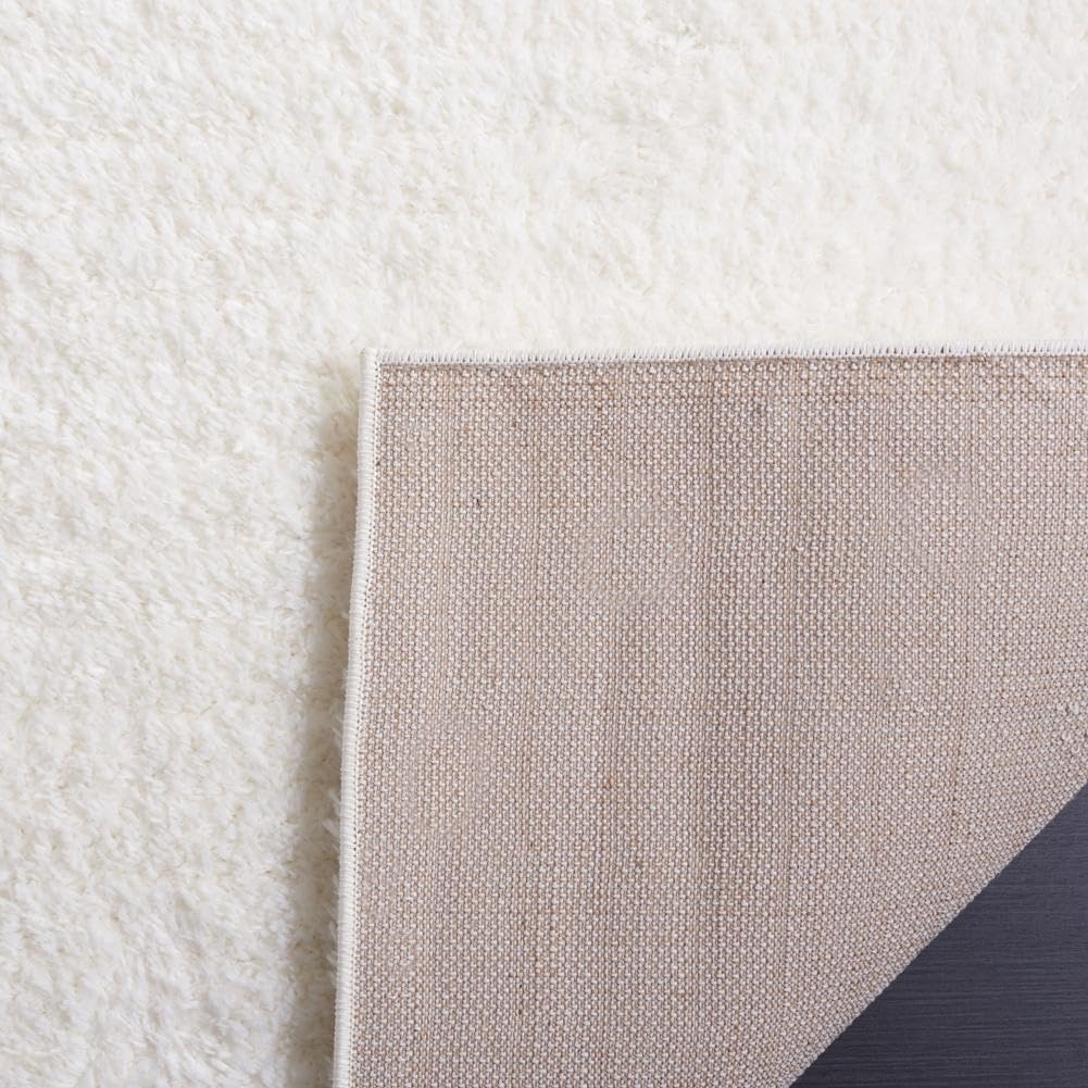 image:imageSAFAVIEH Area Rug 8x10 Tahoe Shag Collection Large Beige Modern Design NonShedding amp Easy Cleaning Plush Thick Pile Ideal for Living Room Bedroom Dining Space THO651BIvory