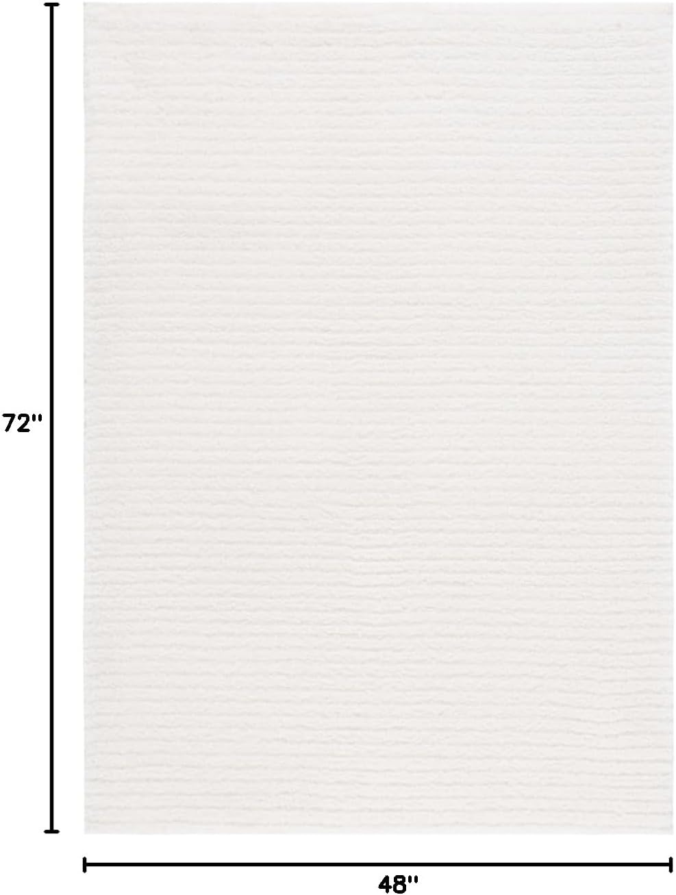 image:imageSAFAVIEH Area Rug 8x10 Tahoe Shag Collection Large Beige Modern Design NonShedding amp Easy Cleaning Plush Thick Pile Ideal for Living Room Bedroom Dining Space THO651BIvory
