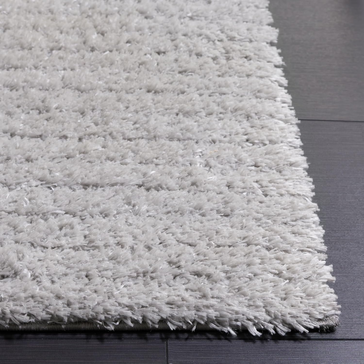 image:imageSAFAVIEH Area Rug 8x10 Tahoe Shag Collection Large Beige Modern Design NonShedding amp Easy Cleaning Plush Thick Pile Ideal for Living Room Bedroom Dining Space THO651BLight Grey
