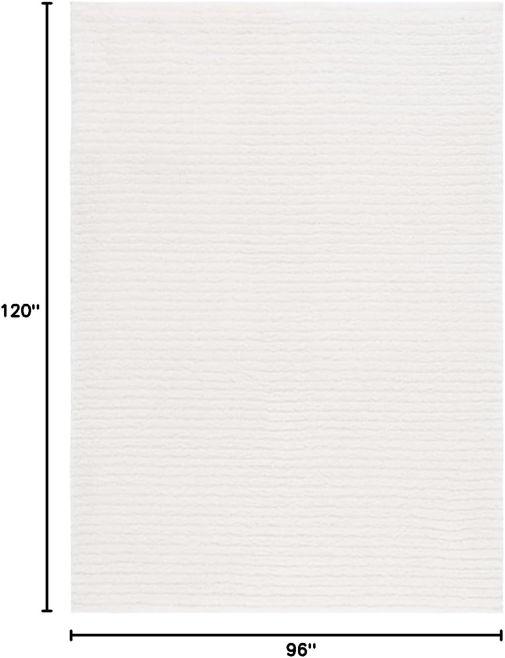 image:imageSAFAVIEH Area Rug 8x10 Tahoe Shag Collection Large Beige Modern Design NonShedding amp Easy Cleaning Plush Thick Pile Ideal for Living Room Bedroom Dining Space THO651BIvory
