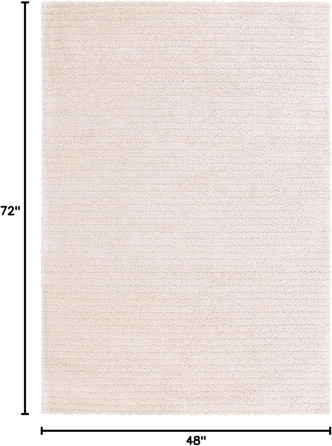 image:imageSAFAVIEH Area Rug 8x10 Tahoe Shag Collection Large Beige Modern Design NonShedding amp Easy Cleaning Plush Thick Pile Ideal for Living Room Bedroom Dining Space THO651BBeige