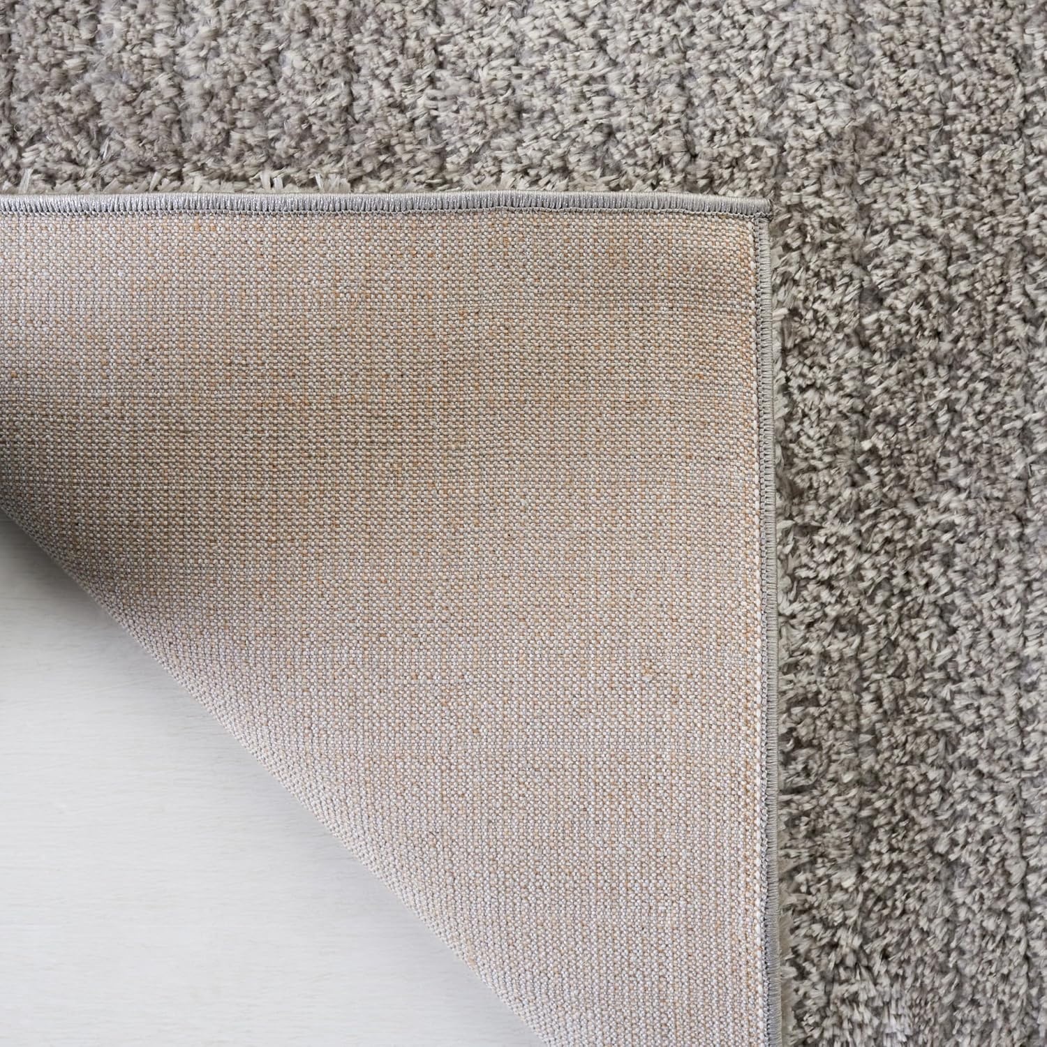 image:imageSAFAVIEH Area Rug 8x10 Tahoe Shag Collection Large Beige Modern Design NonShedding amp Easy Cleaning Plush Thick Pile Ideal for Living Room Bedroom Dining Space THO651BGrey