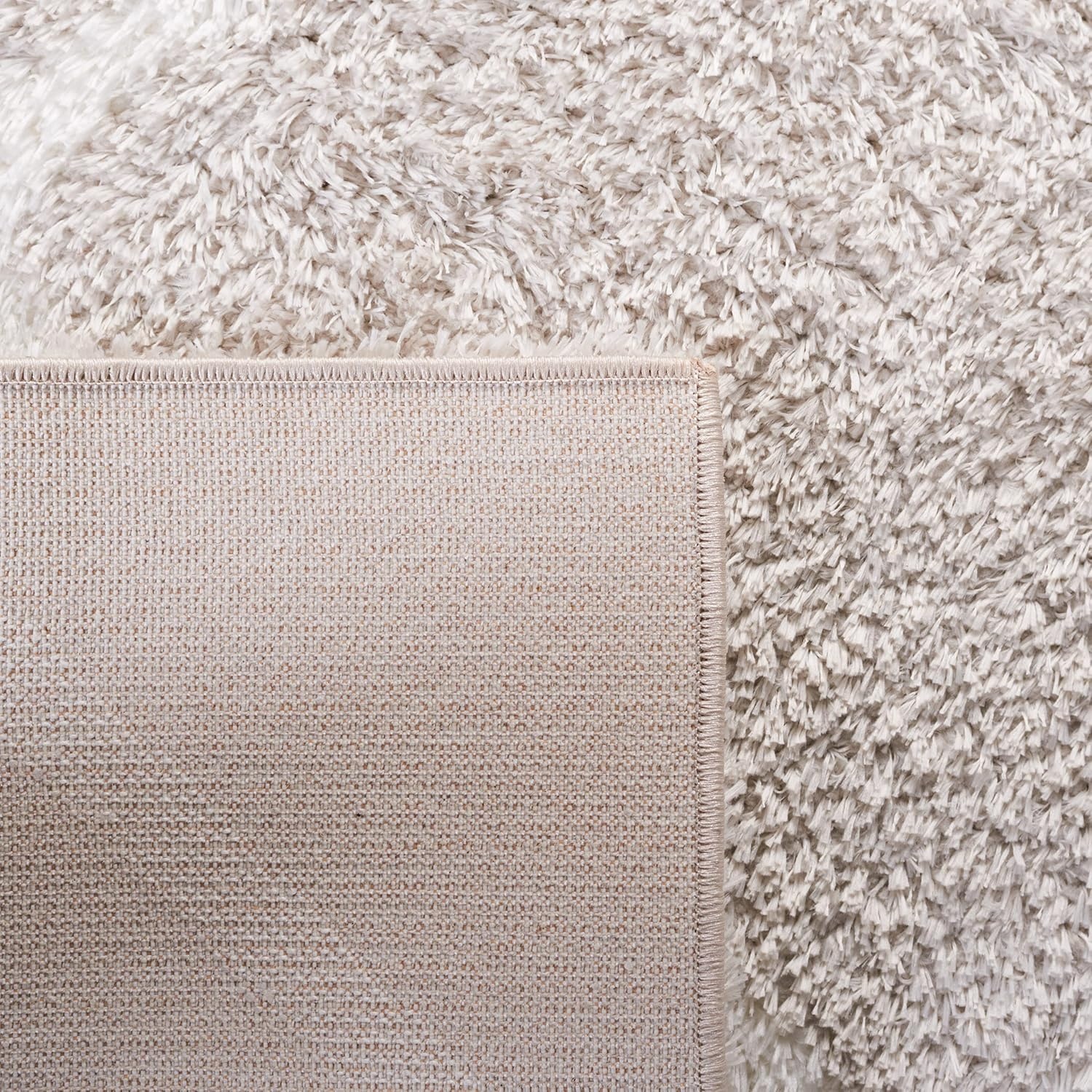 image:imageSAFAVIEH Area Rug 8x10 Tahoe Shag Collection Large Black amp White Trellis Pattern NonShedding amp Easy Cleaning Plush Thick Pile Ideal for Living Room Bedroom Dining Space THO676ZSilverWhite