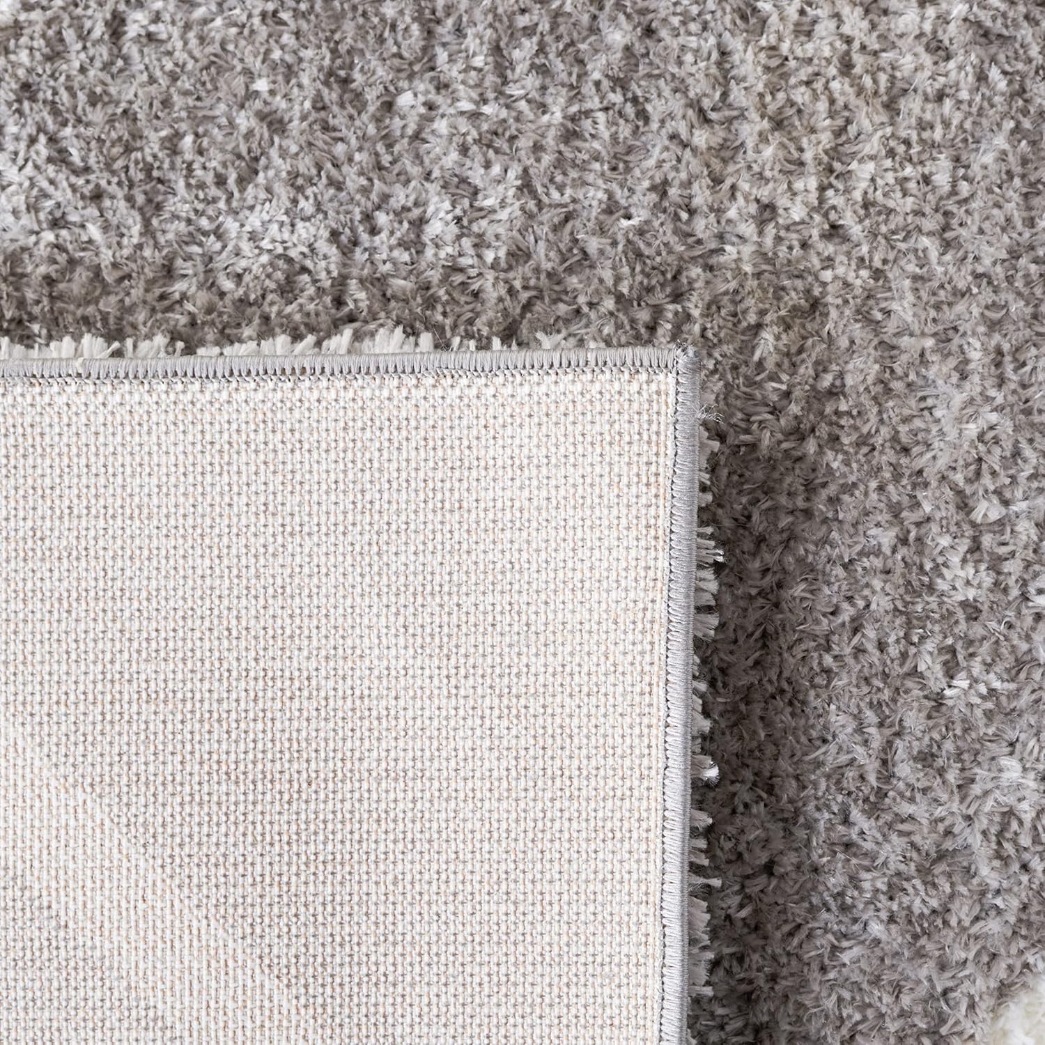 image:imageSAFAVIEH Area Rug 8x10 Tahoe Shag Collection Large Black amp White Trellis Pattern NonShedding amp Easy Cleaning Plush Thick Pile Ideal for Living Room Bedroom Dining Space THO676ZGreyWhite