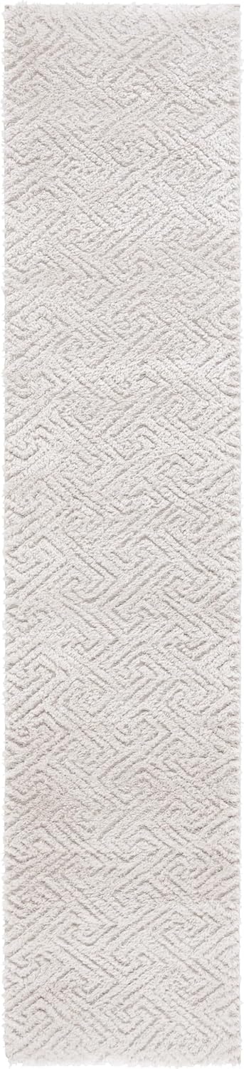 image:imageSAFAVIEH Area Rug 8x10 Tahoe Shag Collection Large Grey Modern Design NonShedding amp Easy Cleaning Plush Thick Pile Ideal for Living Room Bedroom Dining Space THO652FIvory