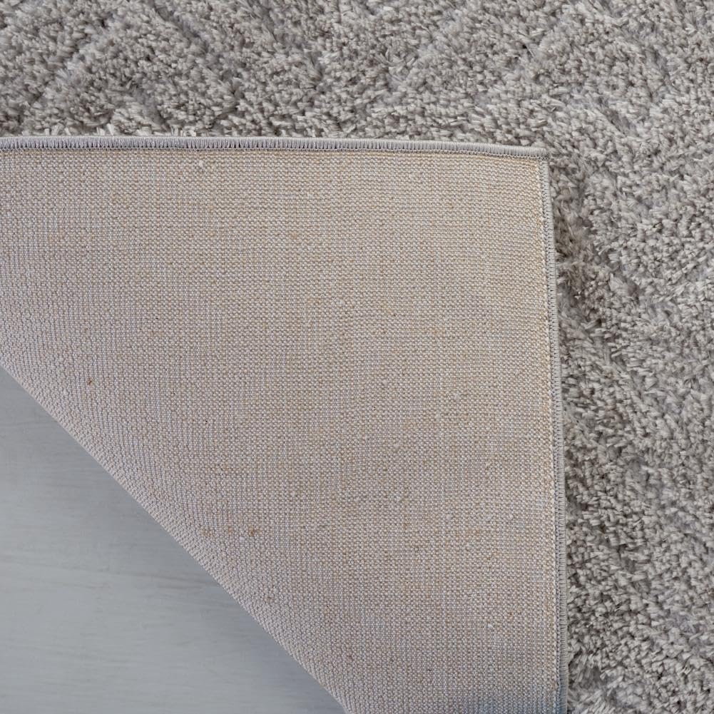 image:imageSAFAVIEH Area Rug 8x10 Tahoe Shag Collection Large Grey Modern Design NonShedding amp Easy Cleaning Plush Thick Pile Ideal for Living Room Bedroom Dining Space THO652FGrey