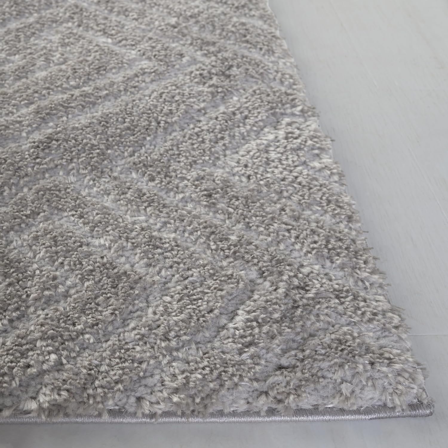 image:imageSAFAVIEH Area Rug 8x10 Tahoe Shag Collection Large Grey Modern Design NonShedding amp Easy Cleaning Plush Thick Pile Ideal for Living Room Bedroom Dining Space THO652FGrey