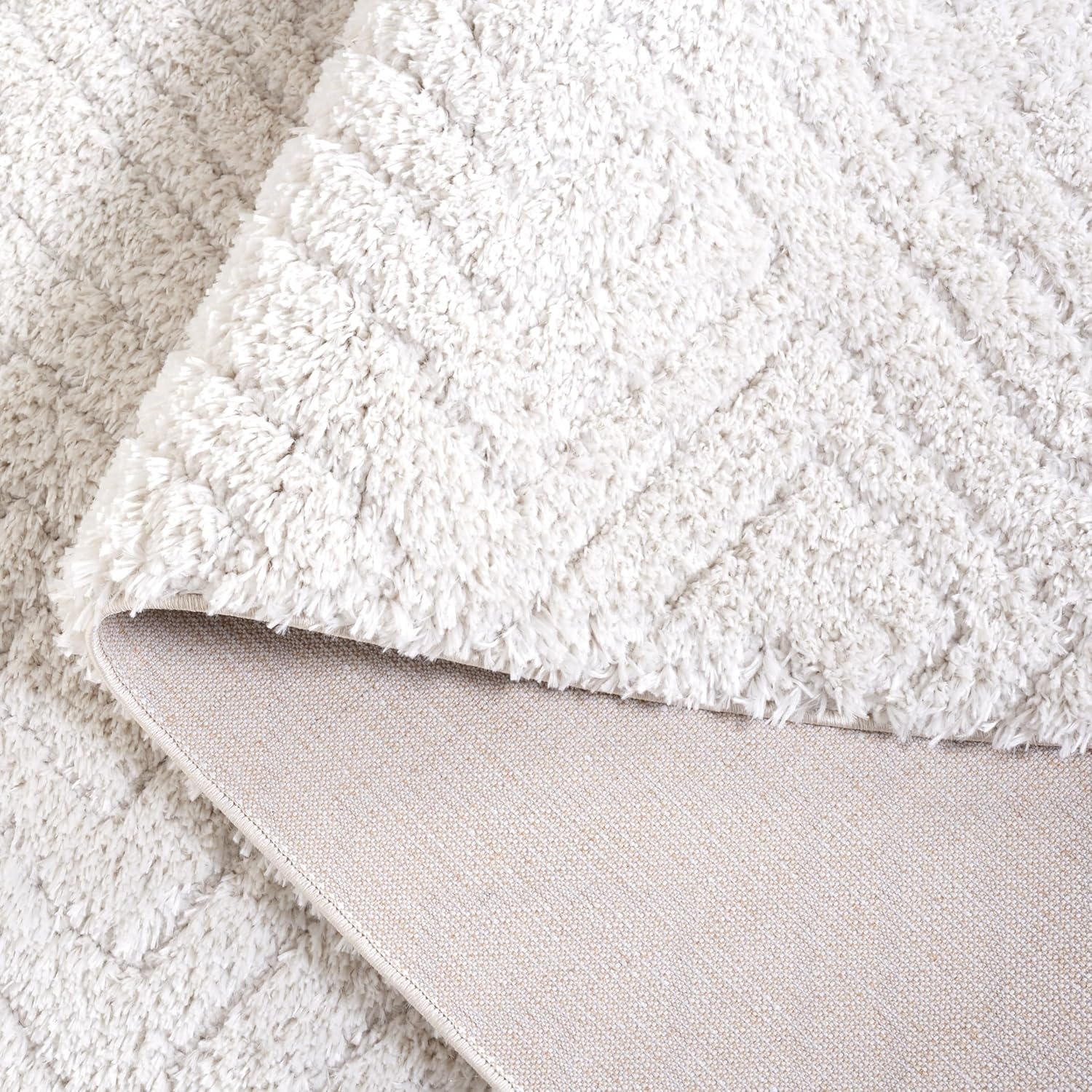 image:imageSAFAVIEH Area Rug 8x10 Tahoe Shag Collection Large Grey Modern Design NonShedding amp Easy Cleaning Plush Thick Pile Ideal for Living Room Bedroom Dining Space THO652FIvory