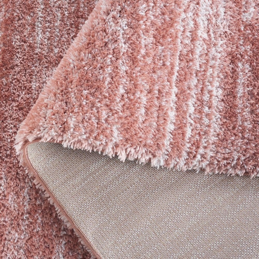 image:imageSAFAVIEH Area Rug 8x10 Tahoe Shag Collection Large Ivory amp Grey Modern Design NonShedding amp Easy Cleaning Plush Thick Pile Ideal for Living Room Bedroom Dining Space THO653APinkIvory