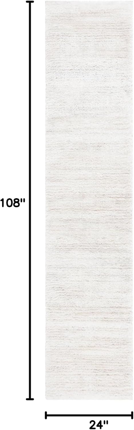 image:imageSAFAVIEH Area Rug 8x10 Tahoe Shag Collection Large Ivory amp Grey Modern Design NonShedding amp Easy Cleaning Plush Thick Pile Ideal for Living Room Bedroom Dining Space THO653AIvoryTaupe