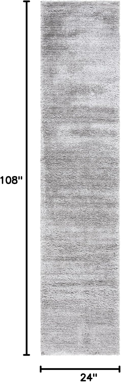 image:imageSAFAVIEH Area Rug 8x10 Tahoe Shag Collection Large Ivory amp Grey Modern Design NonShedding amp Easy Cleaning Plush Thick Pile Ideal for Living Room Bedroom Dining Space THO653AGreyDark Grey