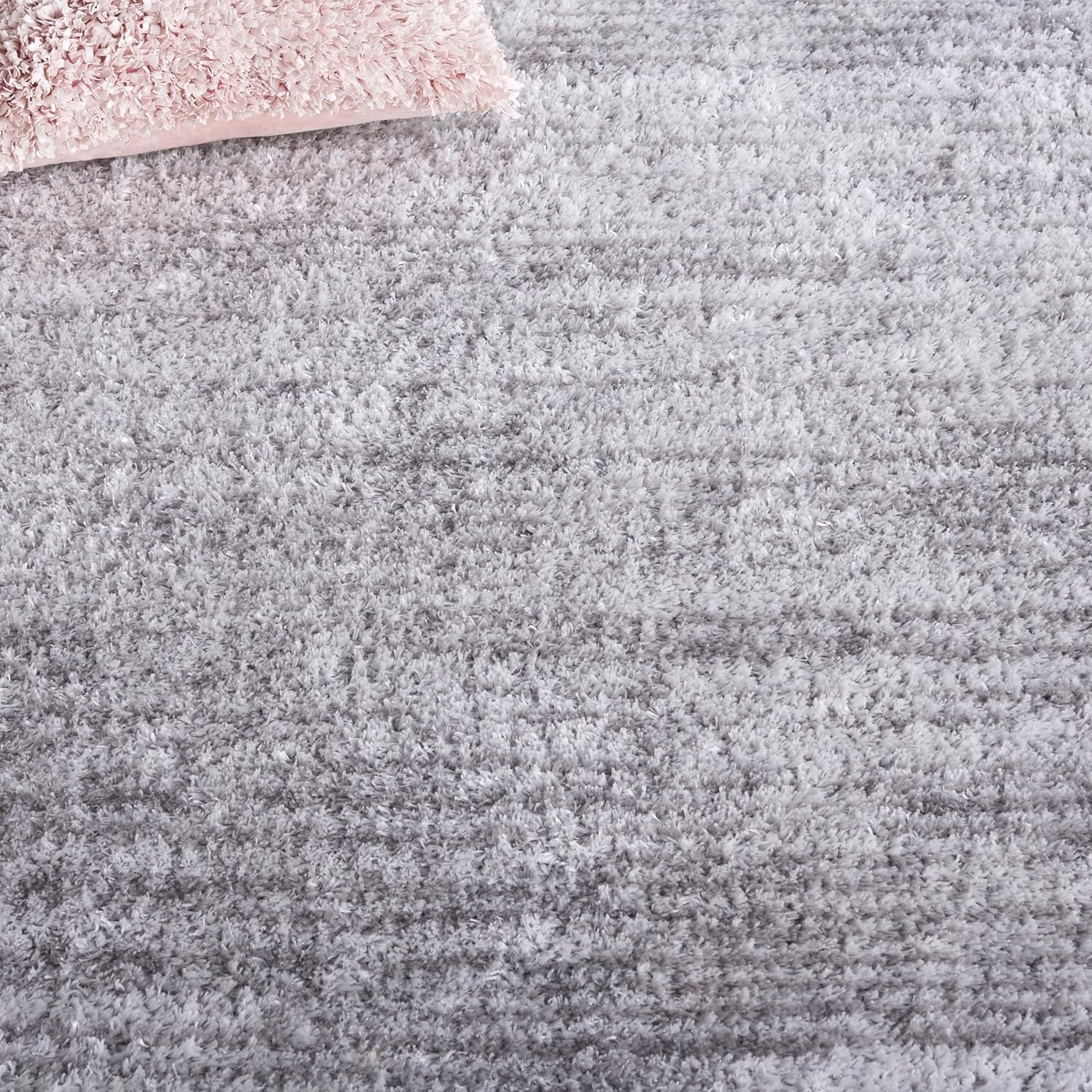 image:imageSAFAVIEH Area Rug 8x10 Tahoe Shag Collection Large Ivory amp Grey Modern Design NonShedding amp Easy Cleaning Plush Thick Pile Ideal for Living Room Bedroom Dining Space THO653AGreyDark Grey